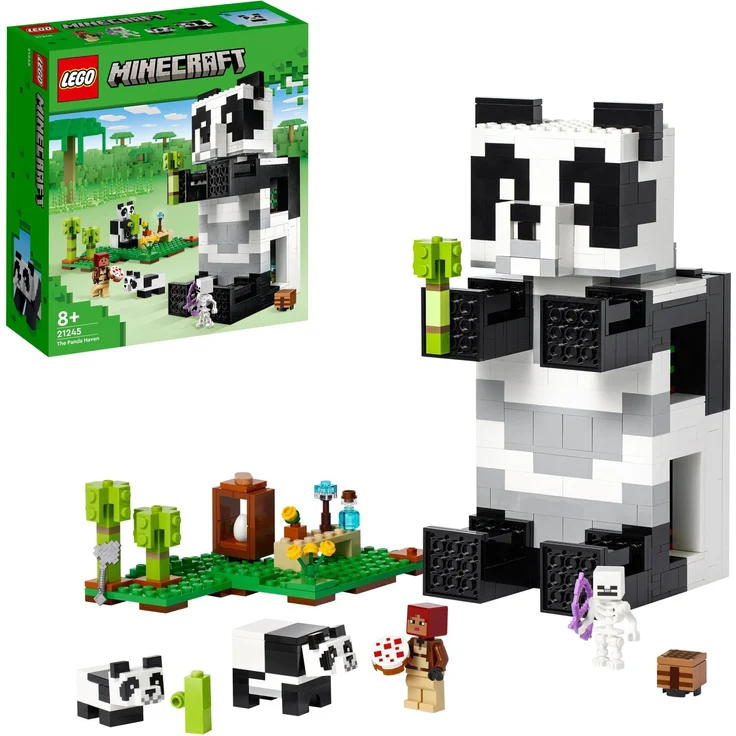 LEGO Minecraft 21245 'Das Pandahaus', 553 Teile, ab 8 Jahren – Bild 1