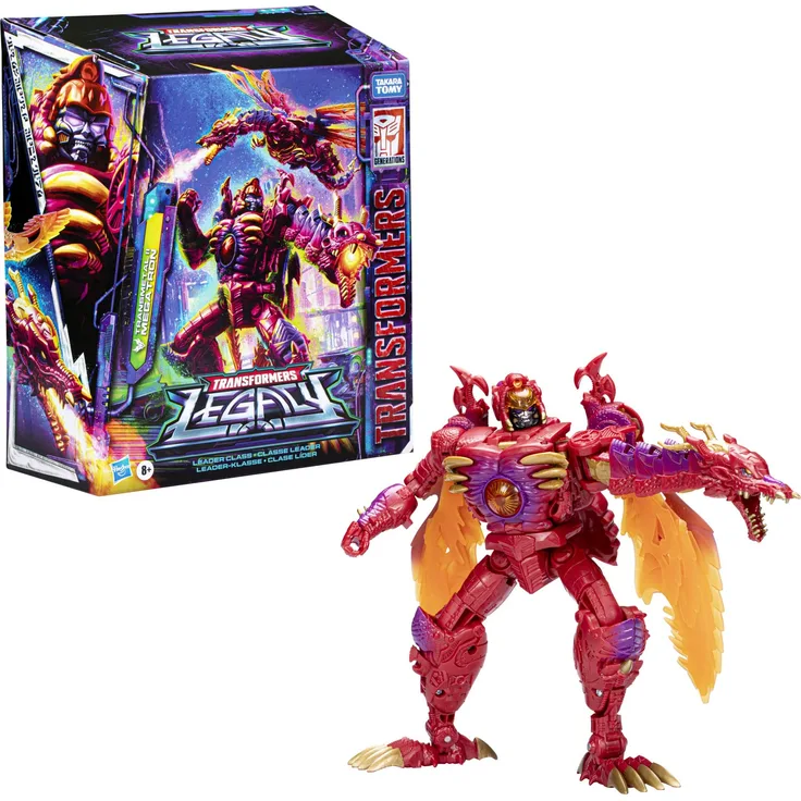 Transformers Generations Legacy Series 21,5 cm große Leader-Klasse Transmetal II Megatron Action-Figur, ab 8 Jahren