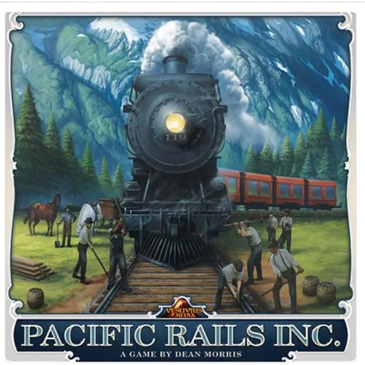1026448 - Pacific Rails Inc - Brettspiel, für 2-4 Spieler, ab 14 Jahren (DE-Ausgabe)