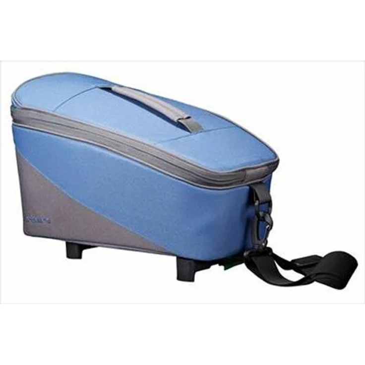 racktime Gepäckträgertasche 8 Liter TALIS blau grau mit Snapit 1. 0 System Fahrradtasche