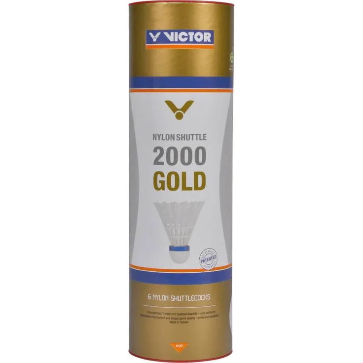 VICTOR® Badmintonball SHUTTLE 2000, Weiß, schnell