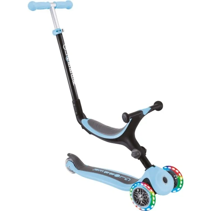 GLOBBER Go-Up Foldable Lights Scooter, blau