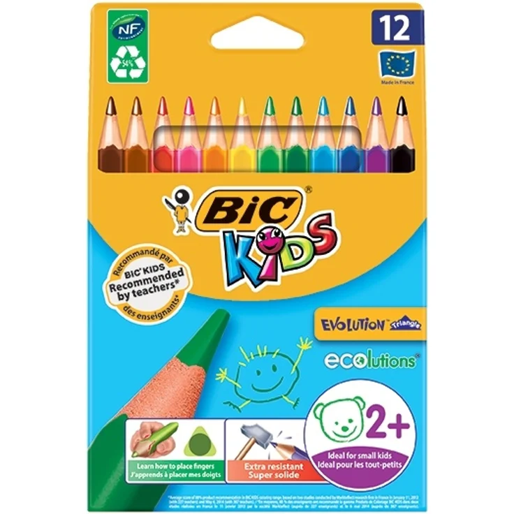BIC Kids Evolution Triangle Mehrfarben 12 Stück(e) – Bild 1