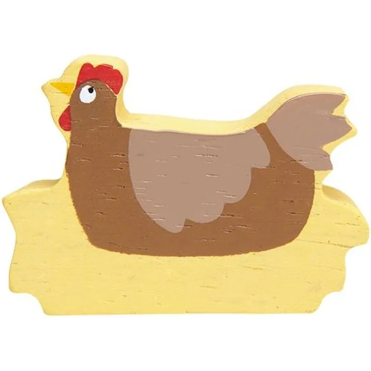 Tender Leaf 7504828 - Huhn, Holz, Höhe: 3,2 cm