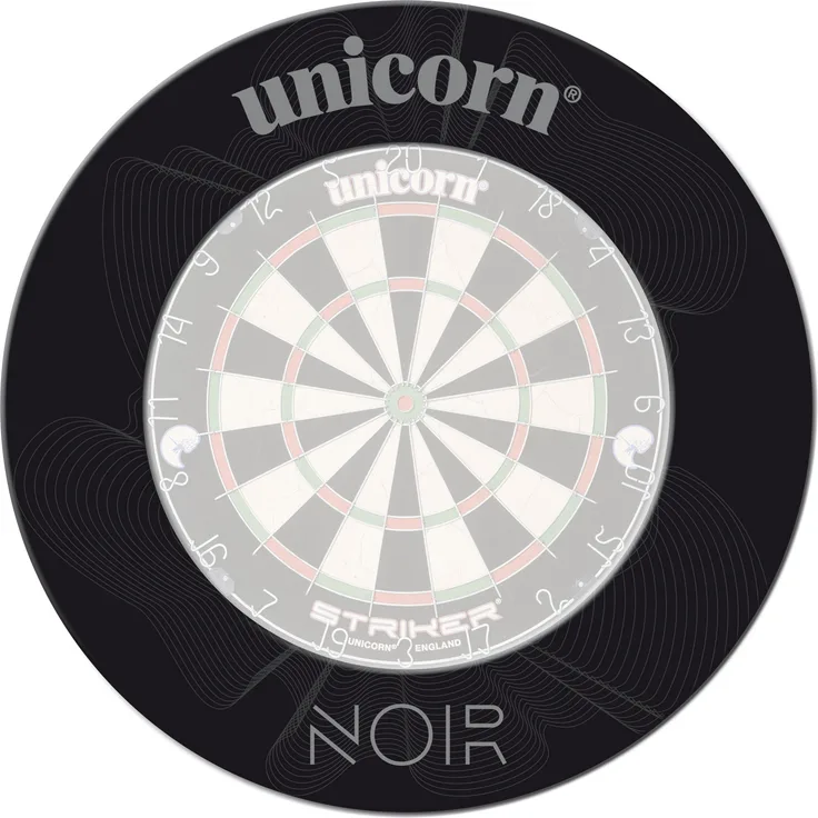 Unicorn Professional Dartboard Surround - Noir schwarz | Dartboard Schutz