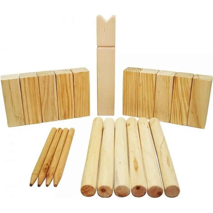 Best Sporting 'Wikingerschach' Kubb-Spiel aus Holz, ab 5 Jahren, inkl. Tragetasche