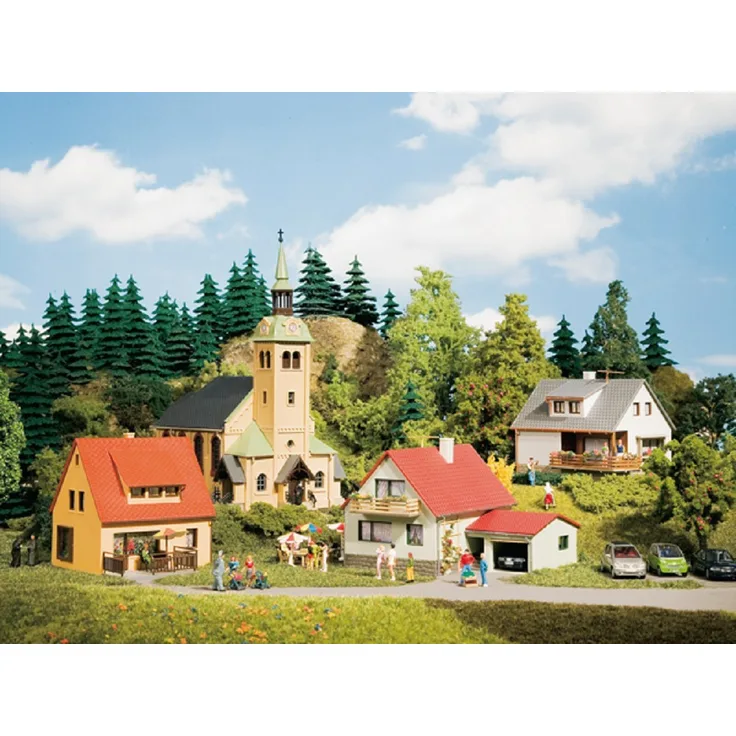 Auhagen 15201 H0 (1:87)/TT (1:120) Mehrfarbig 4 Stück(e)