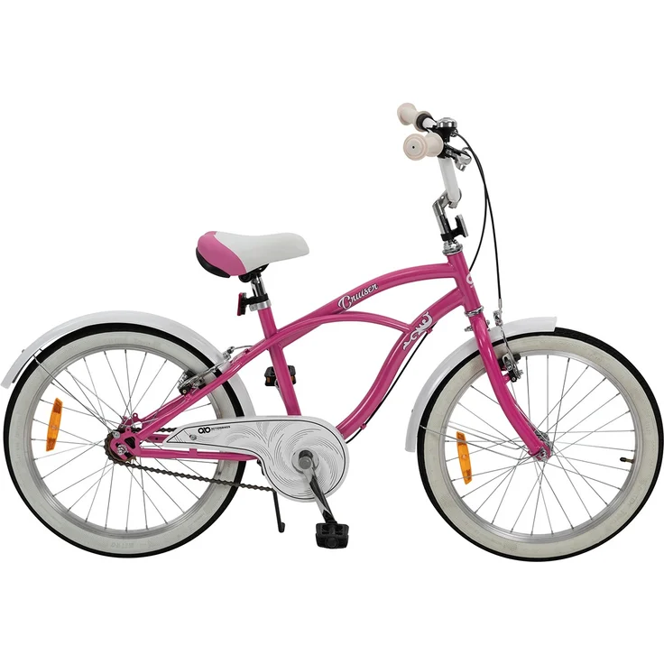 Kinderfahrrad Cruiser 20 Zoll Kinder Fahrrad Rosa Türkis Kinderrad Seitenständer (Rosa) – Bild 10