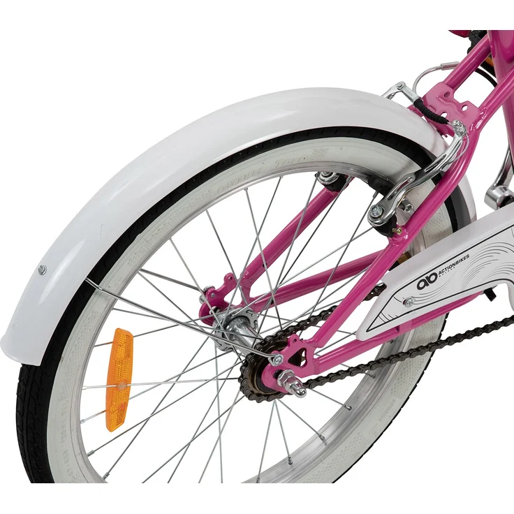 Kinderfahrrad Cruiser 20 Zoll Kinder Fahrrad Rosa Türkis Kinderrad Seitenständer (Rosa) – Bild 15