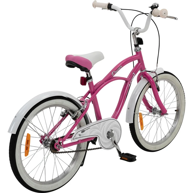 Kinderfahrrad Cruiser 20 Zoll Kinder Fahrrad Rosa Türkis Kinderrad Seitenständer (Rosa) – Bild 11