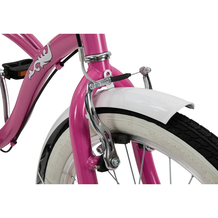 Kinderfahrrad Cruiser 20 Zoll Kinder Fahrrad Rosa Türkis Kinderrad Seitenständer (Rosa) – Bild 16