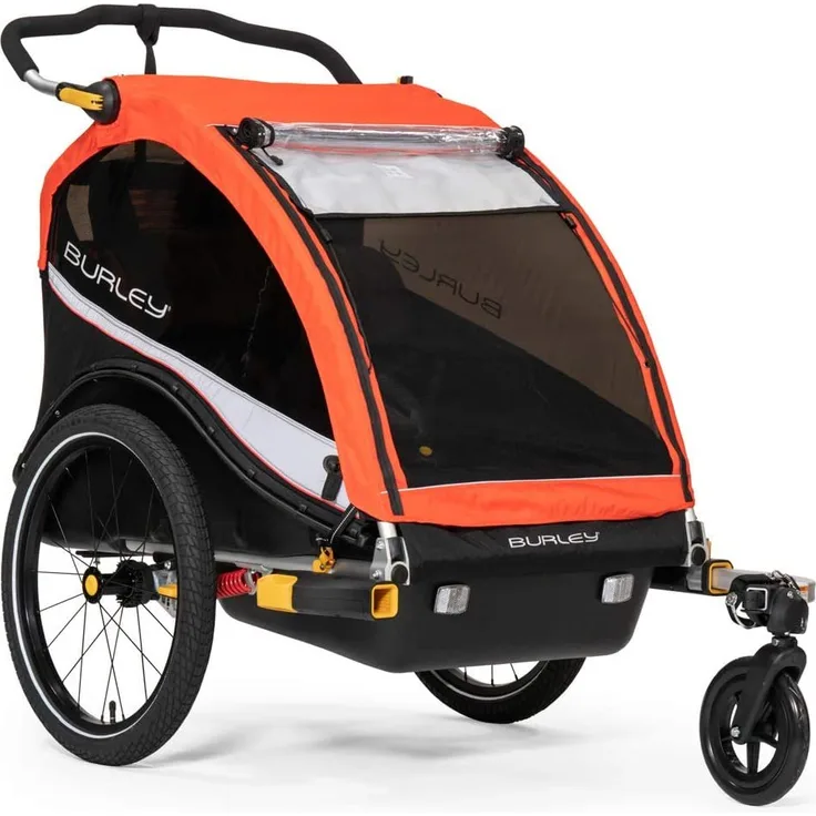Burley 'Cub X' Fahrradanhänger 2019, rot, 2-Sitzer
