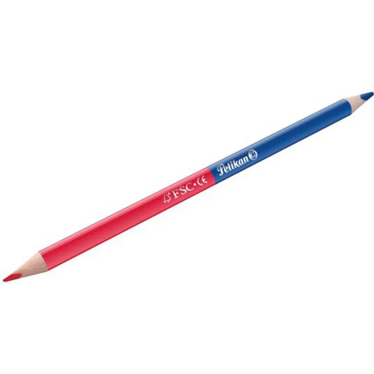 Pelikan Silbentrennstift, Buntstifte Rot+Blau, dünn, dreieckig, 1 Stück