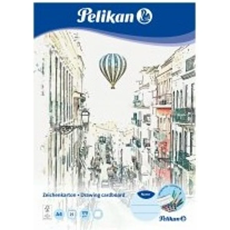 Pelikan Zeichenblock 170g/m² DIN A4 Zeichenkarton 25 Blatt – Bild 2