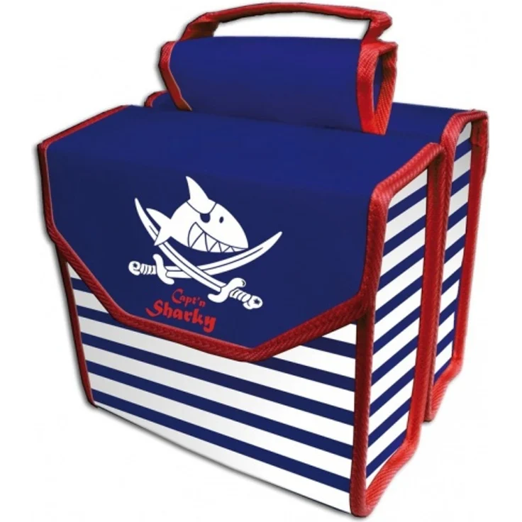 Doppelpacktasche Capt`n Sharky B230xH200xT80mm, weiß/blau/rot