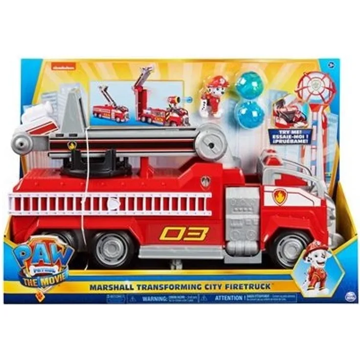 Spin Master - Paw Patrol - Deluxe Transformations-Feuerwehrwagen