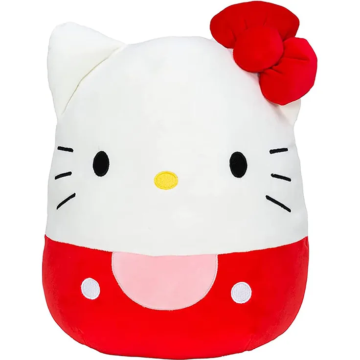 Squishmallows SQK1284 - Rote Kitty 30 cm, offizielles Kelly Toys Plüsch, superweiches Kuscheltier