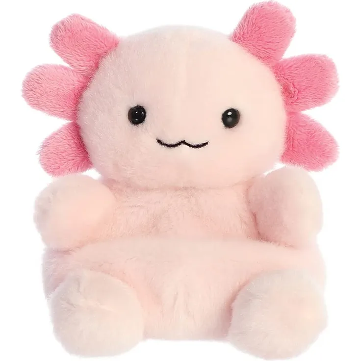 Aurora, 33675, Palm Pals Ax Axolotl, 13cm, Plüschtier, Rosa
