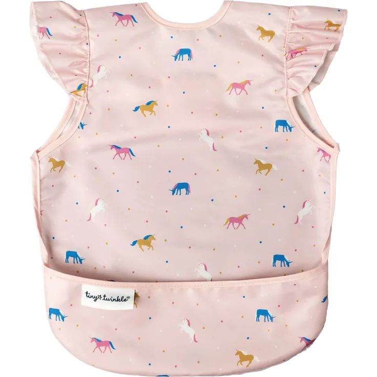 Tiny Twinkle ABR-50 Lätzchen Design aus Repeltex wasserdicht Ärmel Unicorn Confetti - 80 g