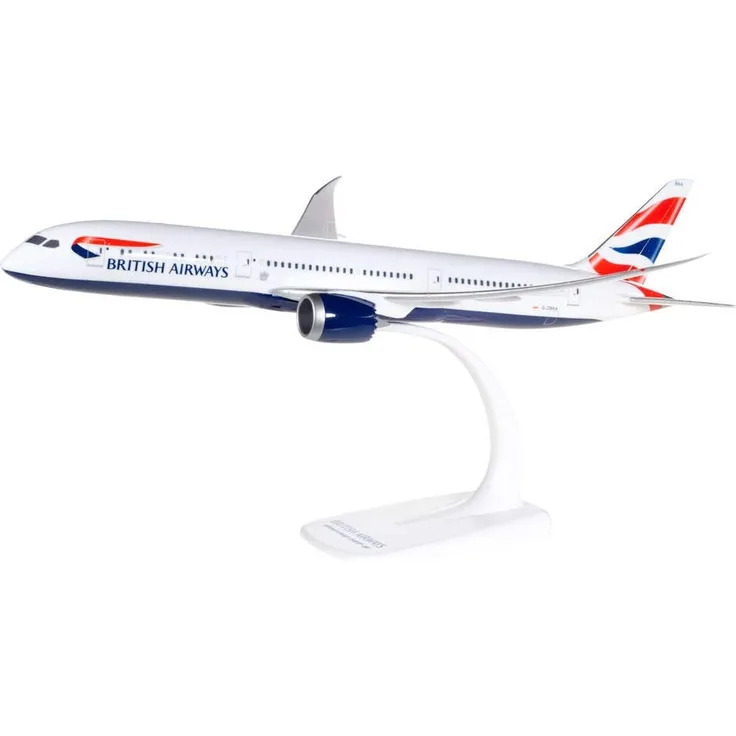 herpa Other License 611572 British Airways Boeing 787-9 Dreamliner Flugzeug in Miniatur zum Basteln, Sammeln und als Geschenk, Mehrfarbig