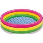 INTEX Sunset Glow Swimming Pool Planschbecken Babypool Regenbogen 147 x 33 cm