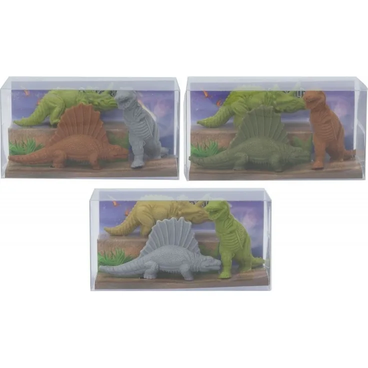DINO WORLD Dino-Radierer Set DINO WORLD Dino-Radierer Set