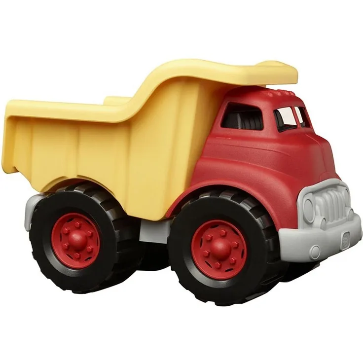 Green Toys DTK01R 8655030 Kipplaster, Baustellenkipper, Lastwagen, Baufahrzeug, nachhaltiges Spielfahrzeug für Kinder ab 12 Monaten, Multi, standard