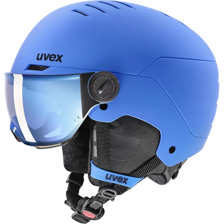 Uvex Rocket jr Visor blue mat - lasergoldlite 54-58 cm – Bild 1