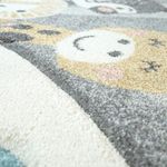 Kinderteppich »Cosmo 343«, Paco Home, rechteckig, Höhe 12 mm, 3D-Design, niedliches Tier Motiv, Pastell-Farben, Kinderzimmer