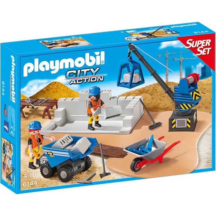 PLAYMOBIL - SuperSet Baustelle 6144
