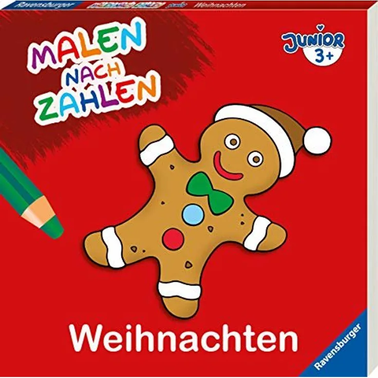 Ravensburger 55527 Malen nach Zahlen Junior Weihnachten