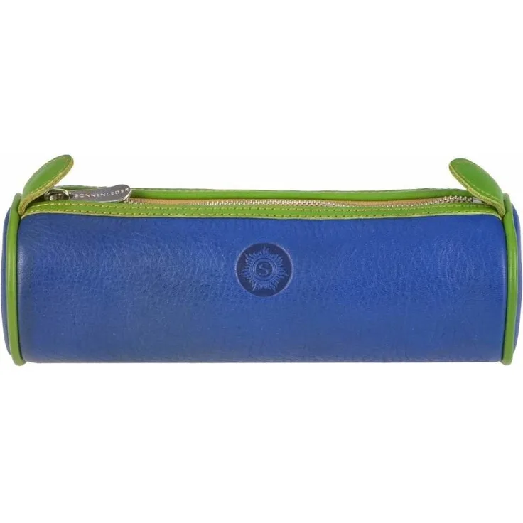 Leder Stiftrolle Lotta Blau Grün