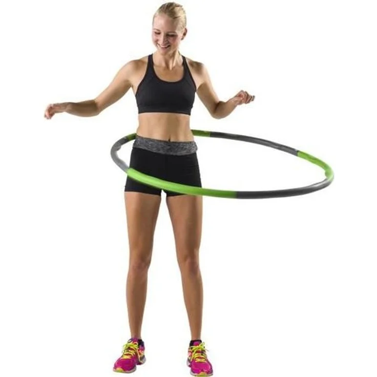 TUNTURI Hula Hoop für Bauchmuskeln 1,2 kg grün - Preisvergleich – Bild 4