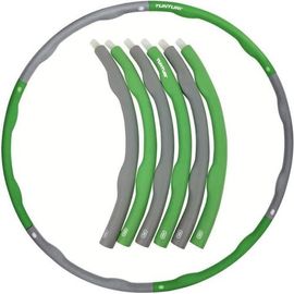 TUNTURI Hula Hoop für Bauchmuskeln 1,2 kg grün