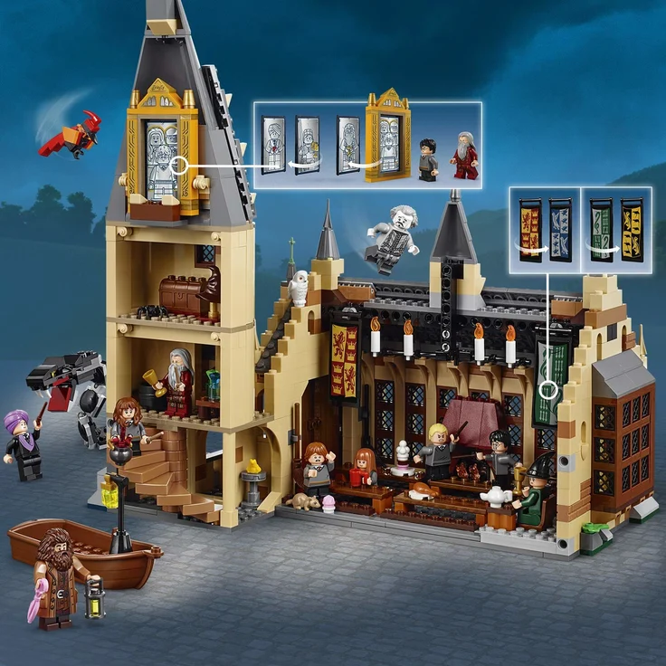 LEGO Harry Potter 75954 'Die große Halle von Hogwarts', 878 Teile, ab 9 Jahren – Bild 5