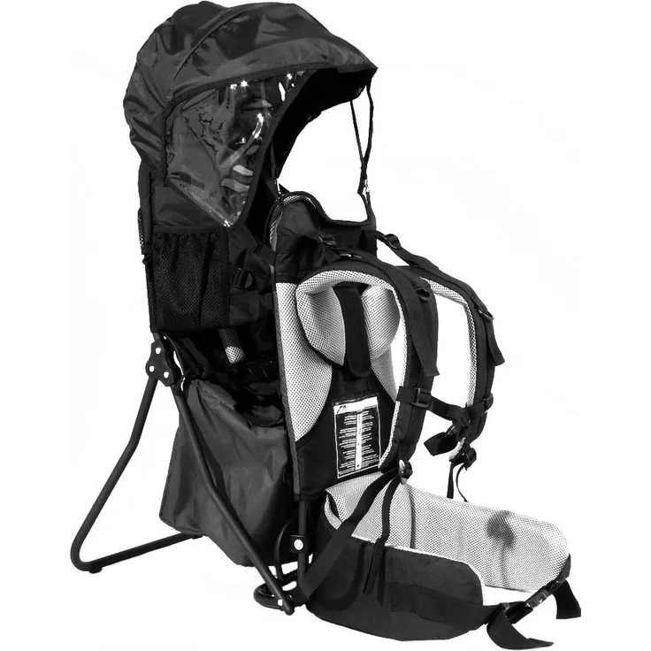Kindertrage Lil´Boss Kids Rückentrage, Schwarz-Grau | ChronoSports