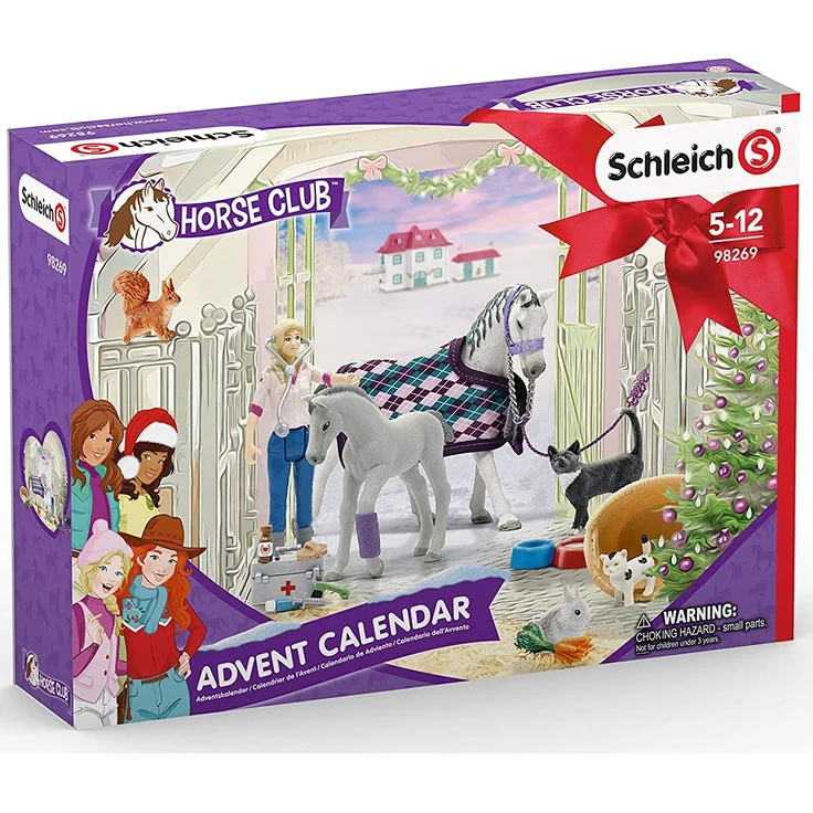 Schleich Horse Club 98269 Adventskalender 2020, ab 5 Jahren, mit exklusiven Figuren – Bild 7