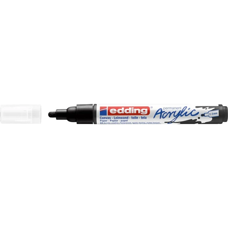 Edding 5000 | Acrylic marker medium Black – Bild 1
