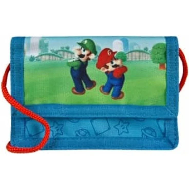 Super Mario - Brustbeutel - blau – Bild 1