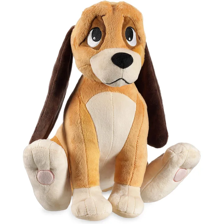 Disney Store Offizielles mittelgroßes Plüschhund-Kuscheltier Capper, Cap und Capper, 33 cm, aus weichem Stoff mit Stickereien, geeignet ab 0 Jahren