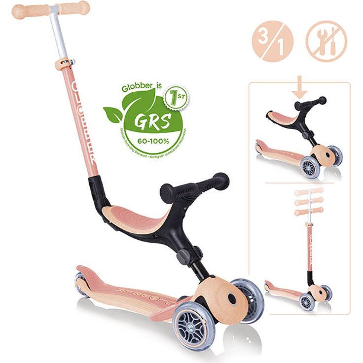 GLOBBER Go-Up Laufrad faltbar PLUS ECO apricot
