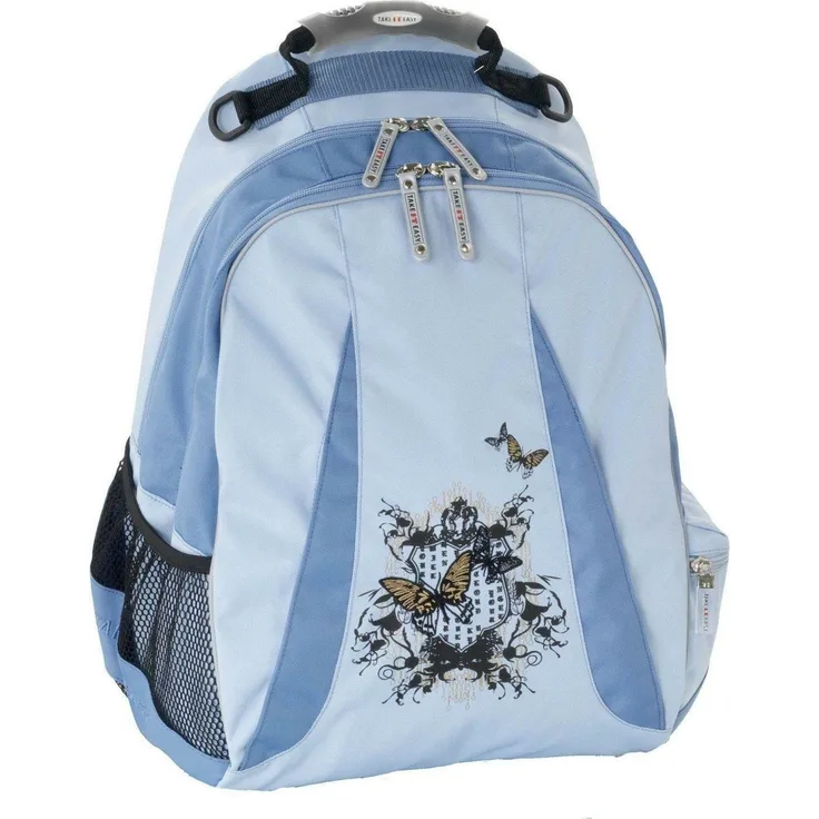 TAKE IT EASY Schul Rucksack Sportrucksack Butterfly