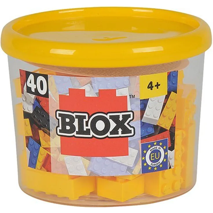 Simba - Blox Steine in Dose, 40 Teile, gelb (104118857)