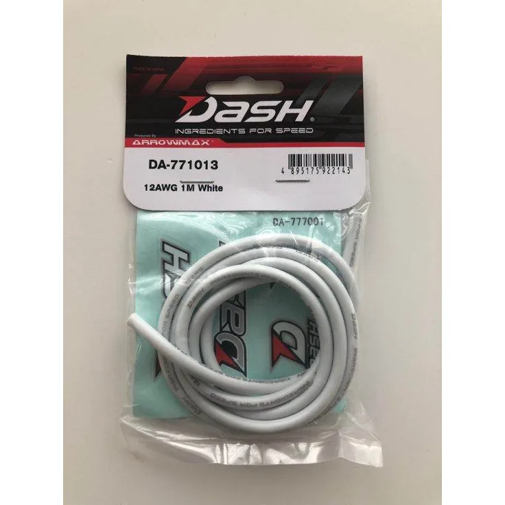 Dash 12AWG 1M White DA-771013