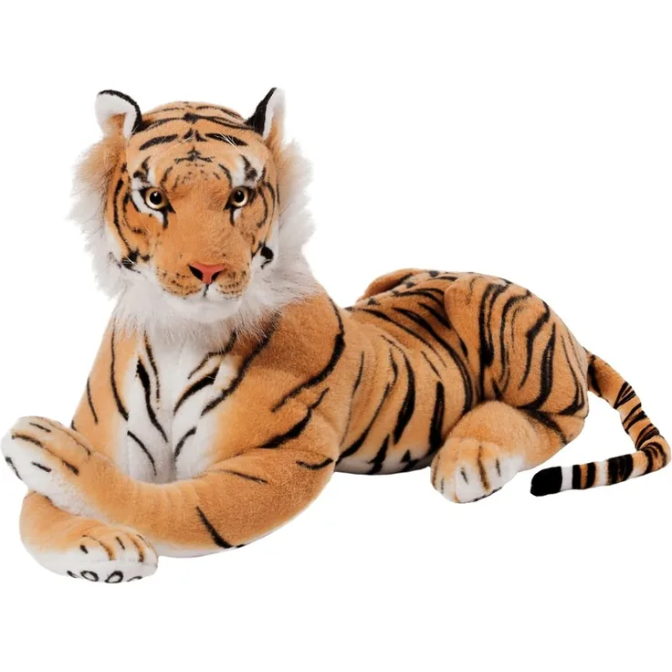 Tiger Kuscheltier 45 cm - liegend Stofftier Plüschtier