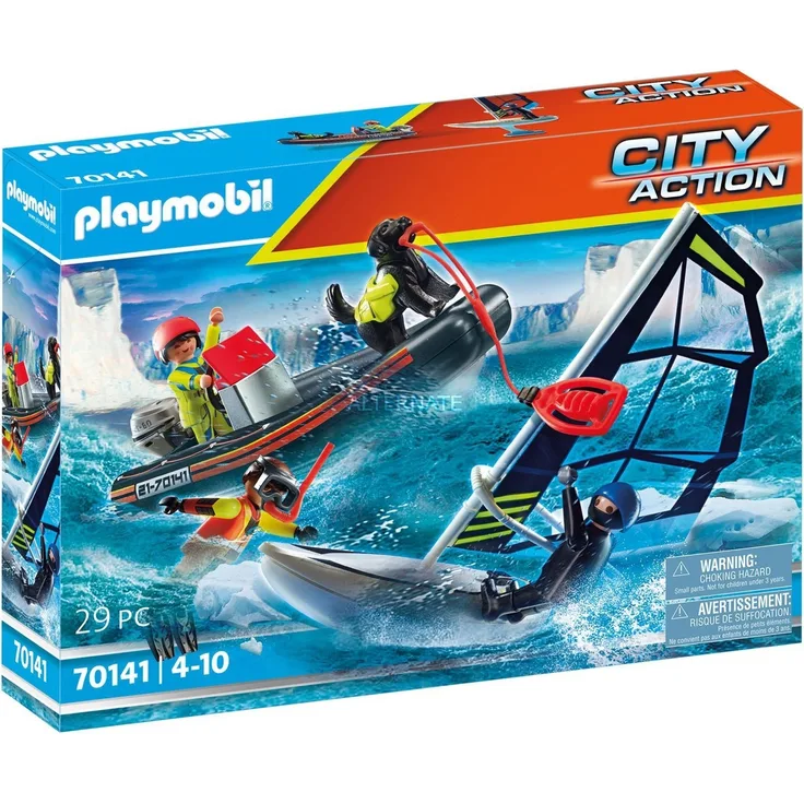 Playmobil City Action 70141 'Seenot: Polarsegler-Rettung', 29 Teile, ab 4 Jahren