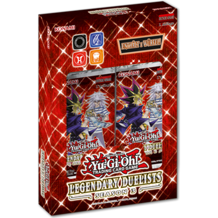 Yu-Gi-Oh! Legendary Duelists: Season 3 - 1. edition Box - 2 Booster - englisch cards