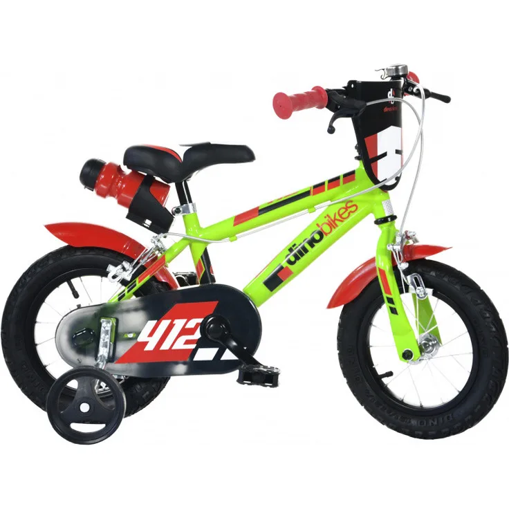 Dino Sfera Jungenfahrrad, 12 Zoll, 21 cm, Felgenbremse, Hellgrün