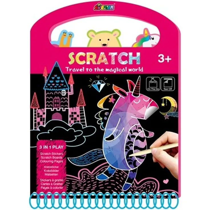 Avenir Scratch Book Magical World
