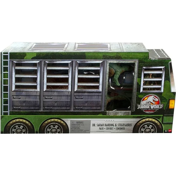 Mattel HHK91 - Jurassic World - Legacy Collection - Dr. Sarah Harding & Stegosaurus Pack – Bild 1